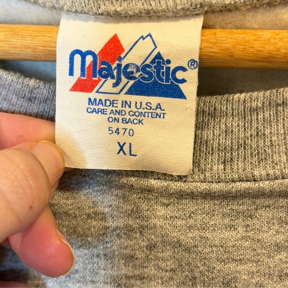 Vintage Gray Philadelphia Phillies Opening Day Sweater Mens XL - Picture 5 of 7